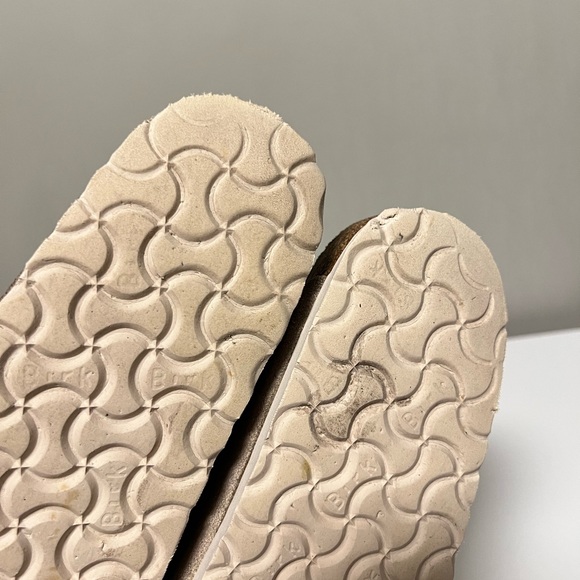 Birkenstock Arizona Slide Sandals, Leather Pink, Women's US 9 Narrow (EU 39) - Picture 12 of 13